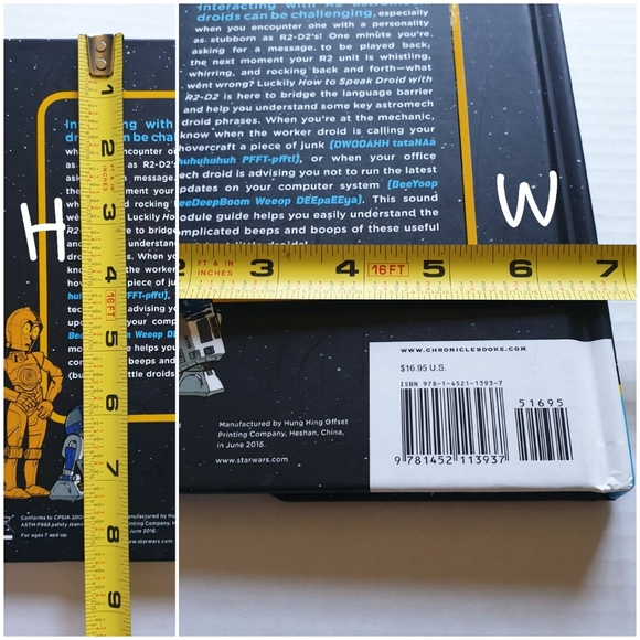 StarWars Hardcover Book of R2- D2 Communication Manual on How to Speak Droid - Picture 8 of 9